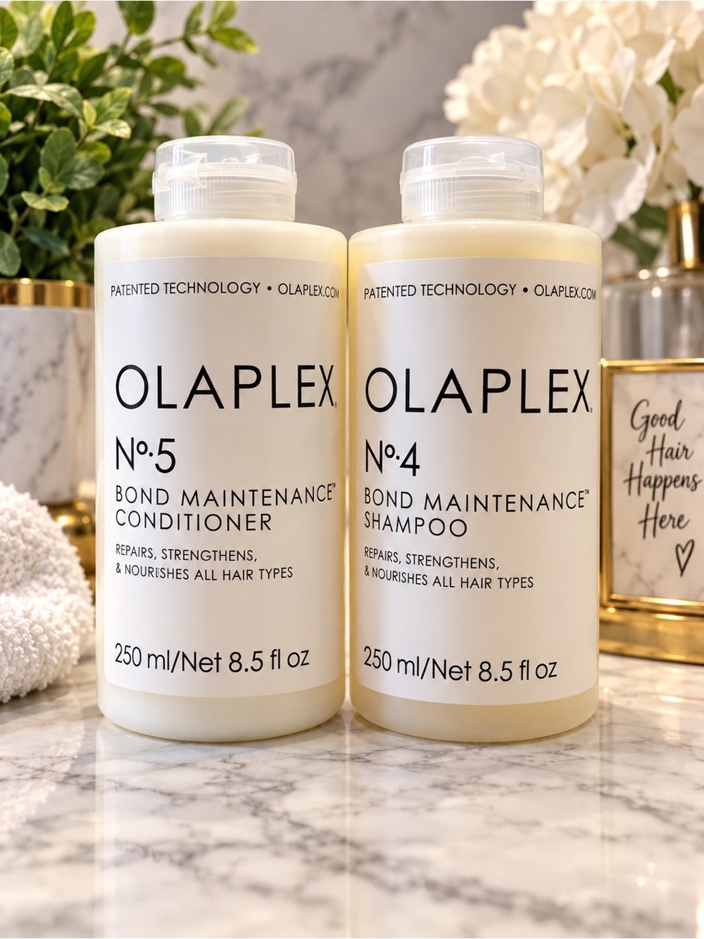 NWT OLAPLEX No.4 Shampoo + No.5 Conditioner 8.5 oz Duo